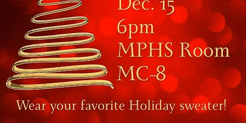 December Drama Booster Meeting