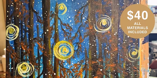 Whimsical Forest Painting Class With Sarah Geesey | $40