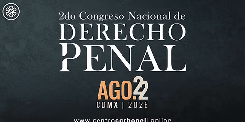 2do Congreso Nacional en Derecho Penal