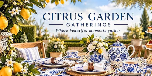 An Elegant Afternoon Tea at Citrus Garden