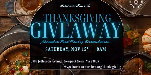 Harvest Church Thanksgiving GiveAway