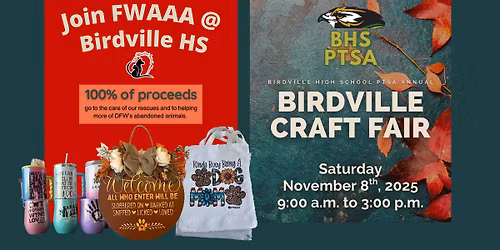 FWAAA @ Birdville Craft Fair