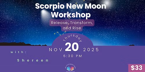 Scorpio New Moon Workshop \u2013 Astrology & Ritual with Shereen Campbell (NYC)