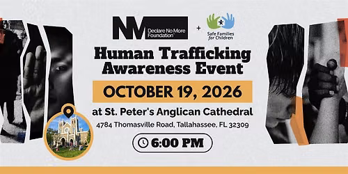 For Sale: Human Trafficking Awareness Event - St. Peters Anglican Cathedral