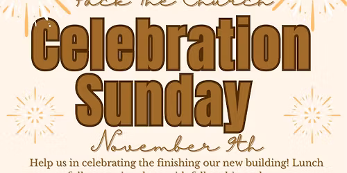 Celebration Sunday