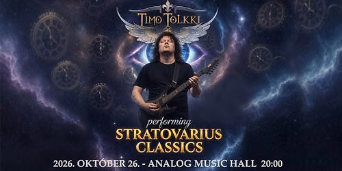 Timo Tolkki performing Stratovarius Classics - Budapest