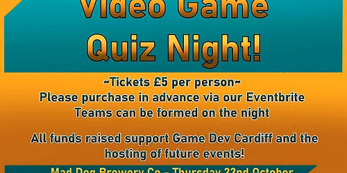 GDC Video Game Quiz Night