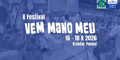 X FESTIVAL VEM MANO MEU 16-18.10.2k26 KRAK\u00d3W