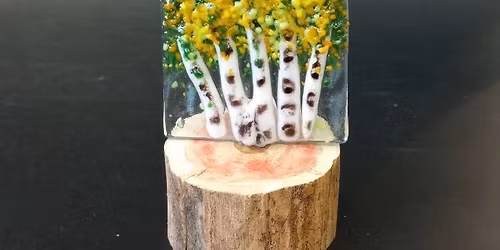 Fall Aspen Trees Fused Glass Art Class