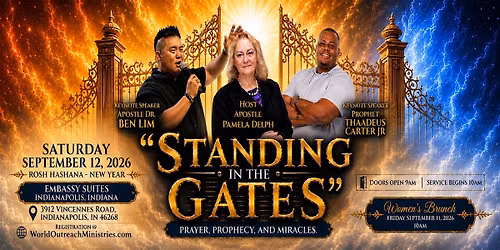 Standing in the Gates, Operating in your God given authority.