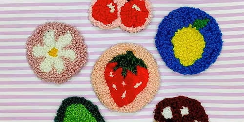 THRIFTPARK: DIY punch needle coaster!