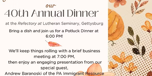 ICPJ 40th Annual Meeting & Dinner