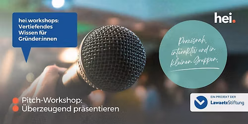 Pitch-Workshop: \u00dcberzeugend pr\u00e4sentieren