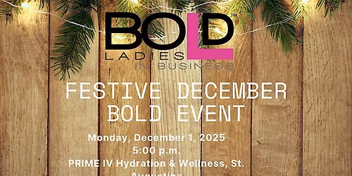 \ud83c\udf84Festive December BOLD Event\ud83c\udf84