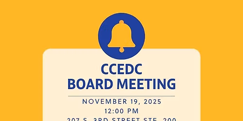 November 2025 CCEDC Board Meeting