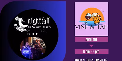 Nightfall Duo returns to Vine and Tap!