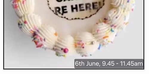 Burn-away Cake, Decorate and Sip Event