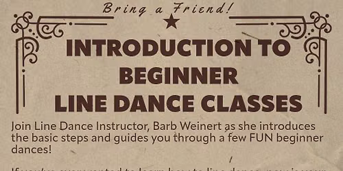 Intro to Line Dancing