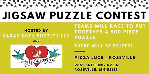 HALLOWEEN Team Jigsaw Puzzle Contest at Pizza Luce Roseville- October 2026