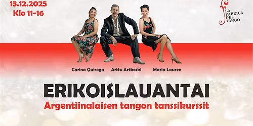 Erikoislauantai - Argentiinalaisen tangon tanssikurssit
