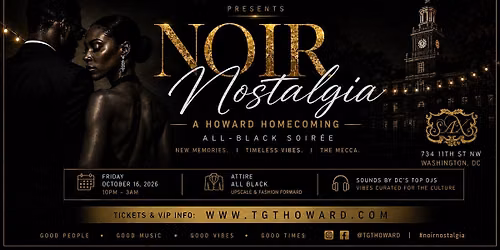 Noir Nostalgia: A HU Homecoming All-Black Soiree
