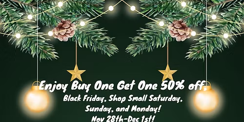 Shop Small Weekend Sale! 