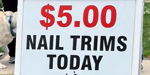 Thomas' Tails $5 Nail Trim Event