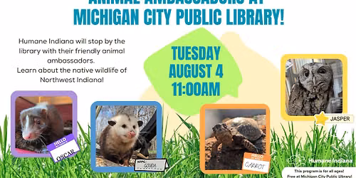 Animal Ambassadors From Humane Indiana!