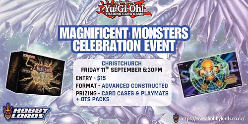 YGO: Magnificent Monsters Celebration Event