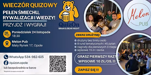 QuizOn Brain & Bear Night vol.2