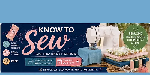 Know to Sew - A Free Sewing Class for Beginners