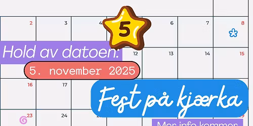 Fest p\u00e5 kj\u00e6rka!
