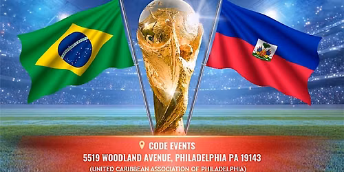 Soccer World Cup Watch Party: Haiti vs. Brazil