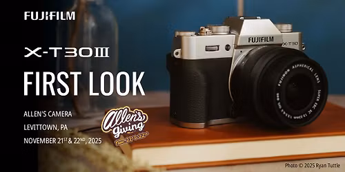 Check out the new Fujifilm X-T30III at the Allens-giving Cash for Cameras Event