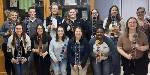 DIY Stained Glass Plant Stake @ Big Grove Iowa City