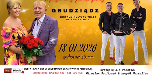 Koncert ,,Szlagierowy Zawr\u00f3t g\u0142owy" w Grudzi\u0105dzu