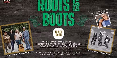 Roots N' Boots at Warehouse Concert Hall