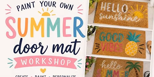 Paint your own door mat