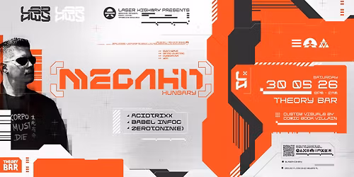 LASER HIGHWAY FT.  MEGAHIT (HUNGARY) \/ ACIDTRIXX \/ BABEL INFOC \/ ZEROTONIN(E) AV SET W\/ ACBV (VJ)