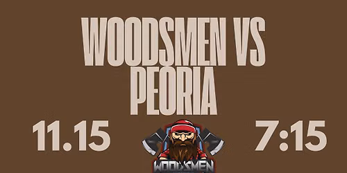 Woodsmen vs Peoria