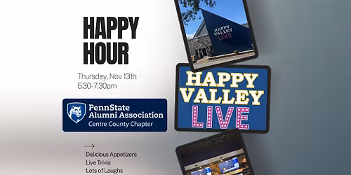 November Happy Hour @ Happy Valley LIVE