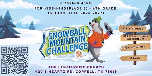 SNOWBALL MOUNTAIN CHALLENGE - Kidz Adventure Camp 2026