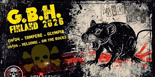 GBH (UK) \/ Helsinki, On The Rocks
