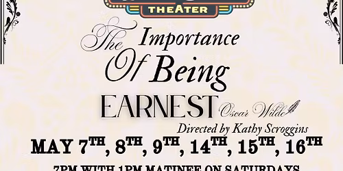 The Importance of Being Earnest at Beale Street Theater