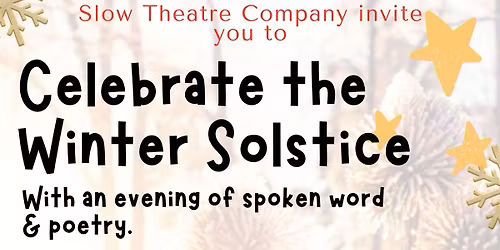 Winter Solstice: An evening of poetry and spoken word