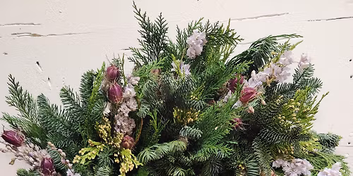 Hand Bound Wreath Workshop at Evergreen Flower Farm