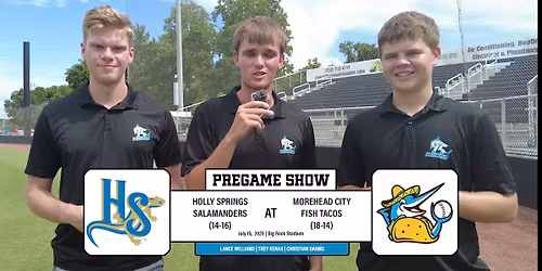 Morehead City Marlins at Holly Springs Salamanders at Ting Stadium