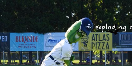 Exploding Bird Night (Randy Johnson Homage) at the Portland Pickles