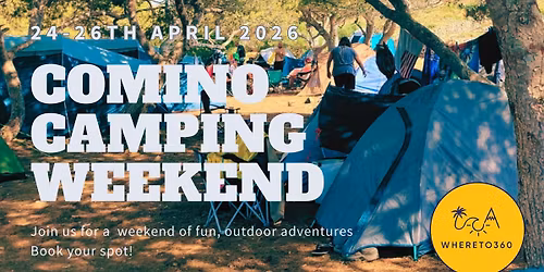 FULLY BOOKED - Comino Camping Weekend