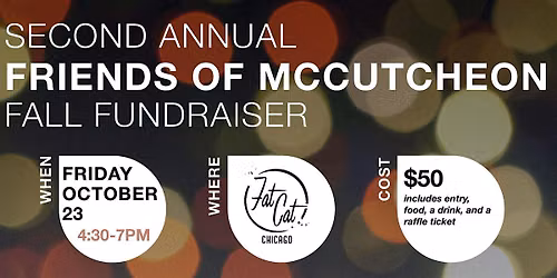 Second Annual Friends of McCutcheon Fundraiser at Fat Cat